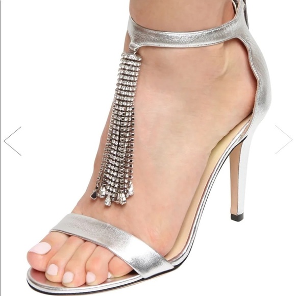 New Jimmy Choo Viola 100 Crystal Heels - Picture 4 of 11